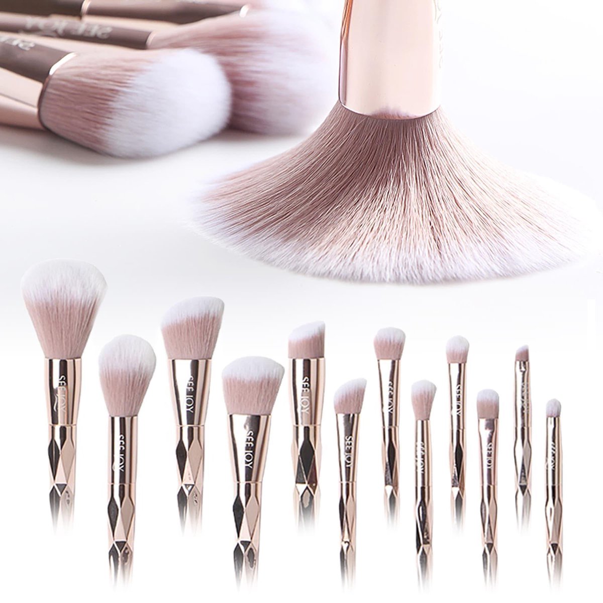 BeauRose Make-up Kwasten Set (12-delig)