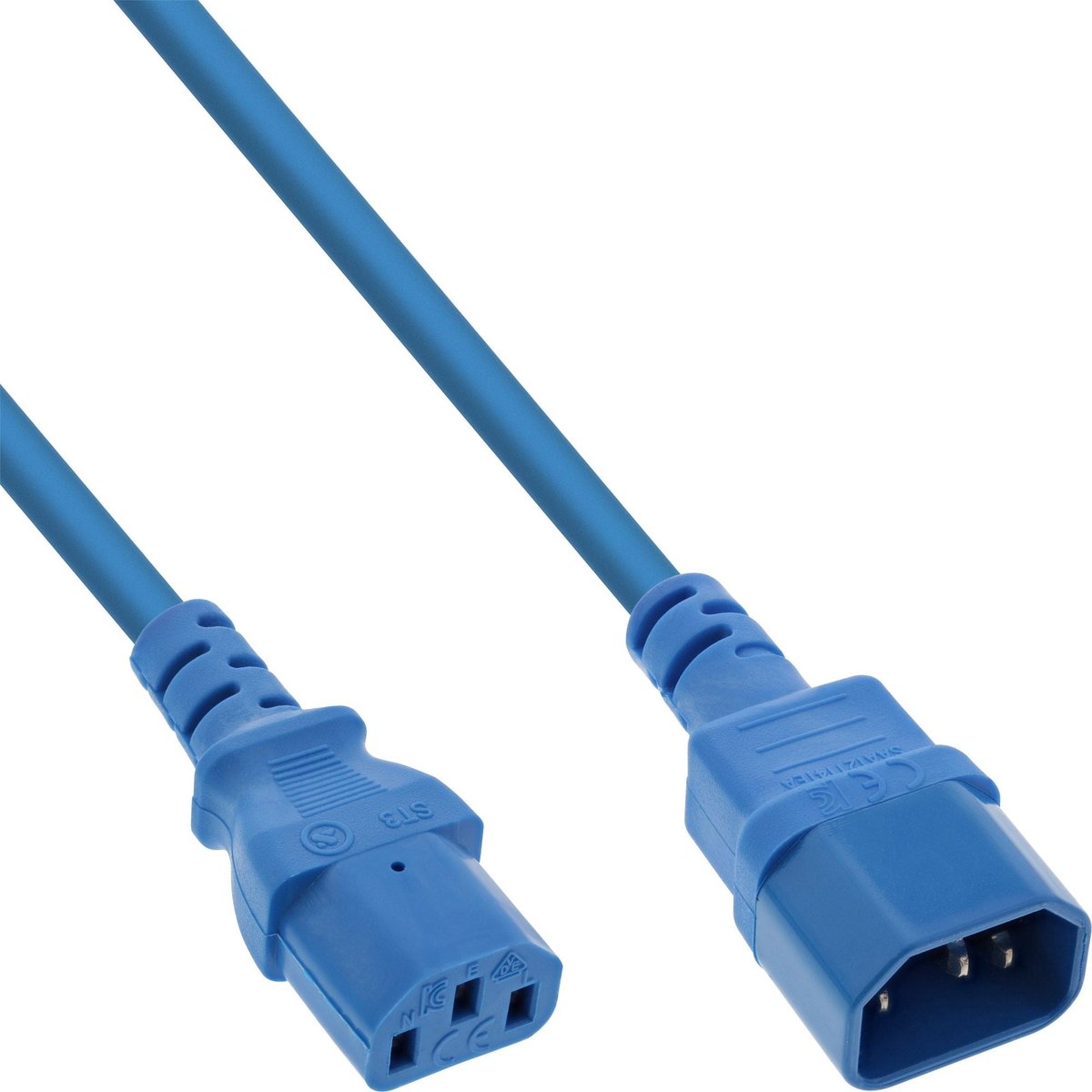 ACT Netsnoer C13 - C14 blauw 3 m AK5111
