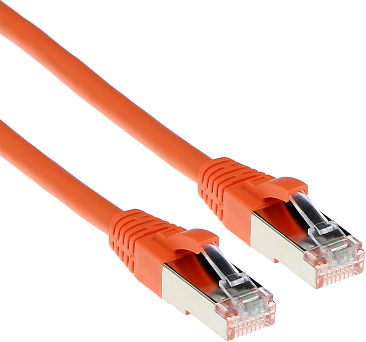 ACT Oranje 3,00 meter SFTP CAT6A patchkabel snagless met RJ45 connectoren FB2103