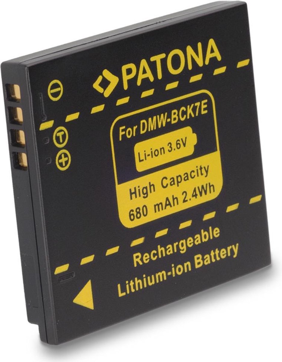 Battery for Panasonic Lumix DMC-FH2 FH5 FH7 FH25 DMW-BCK7E