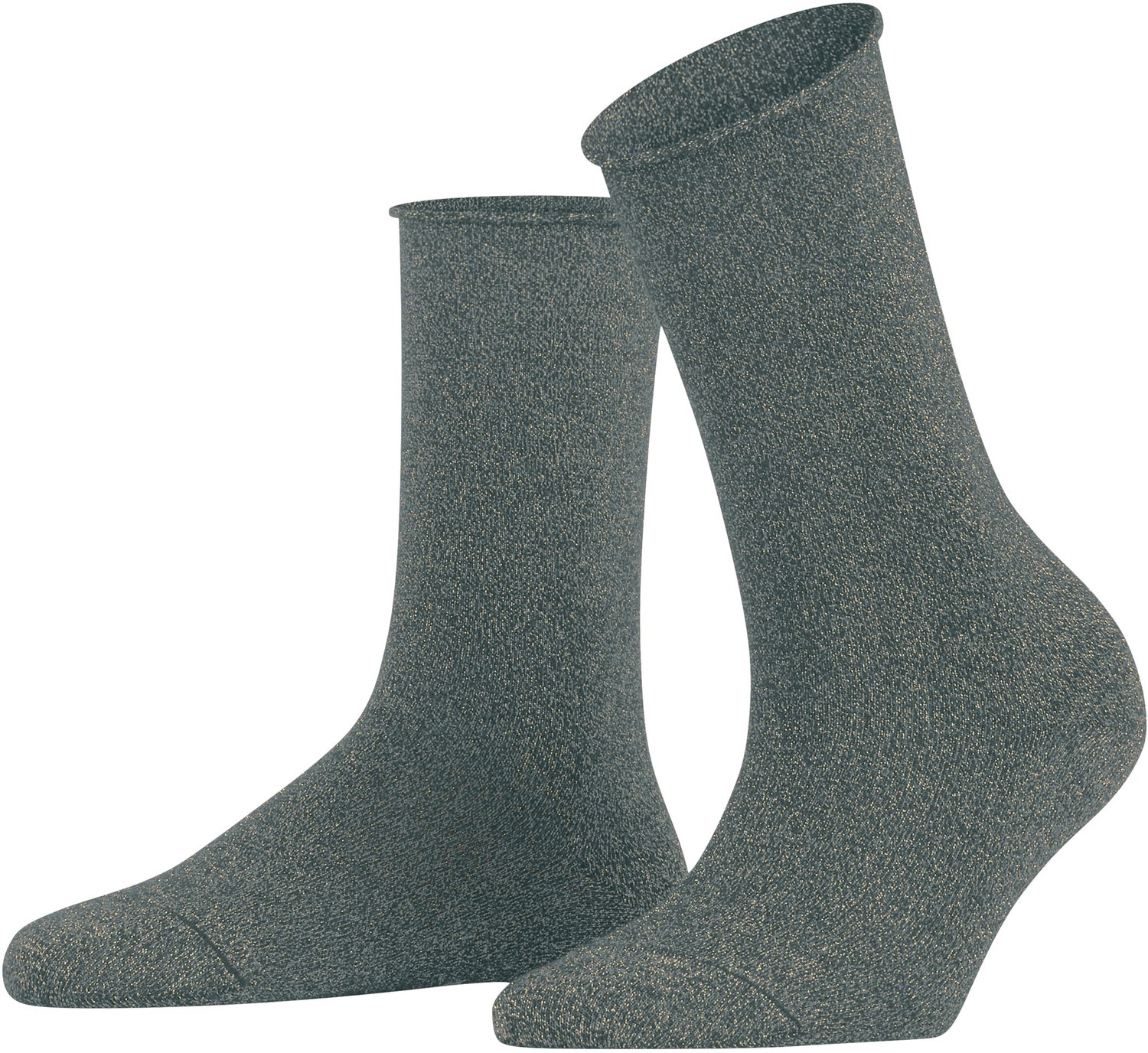 FALKE Shiny eenkleurig lyocell sokken dames grijs - maat 35-38