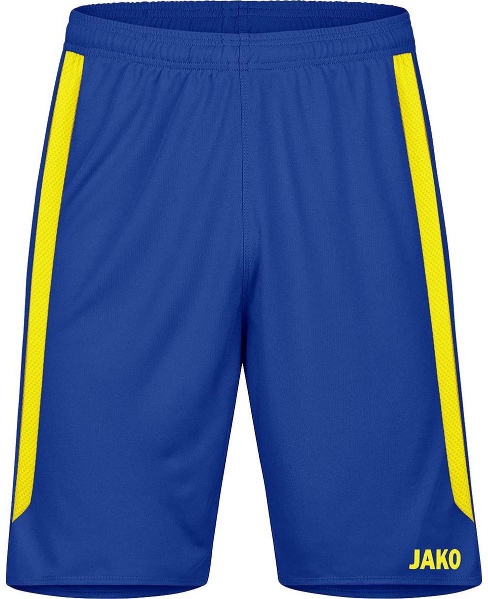 Jako Power Short Kinderen - Geel / Royal | Maat: 152