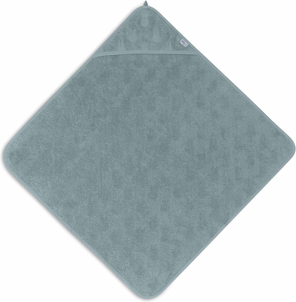 Jollein Badcape Badstof 75x75cm Miffy Jacquard Sea Green