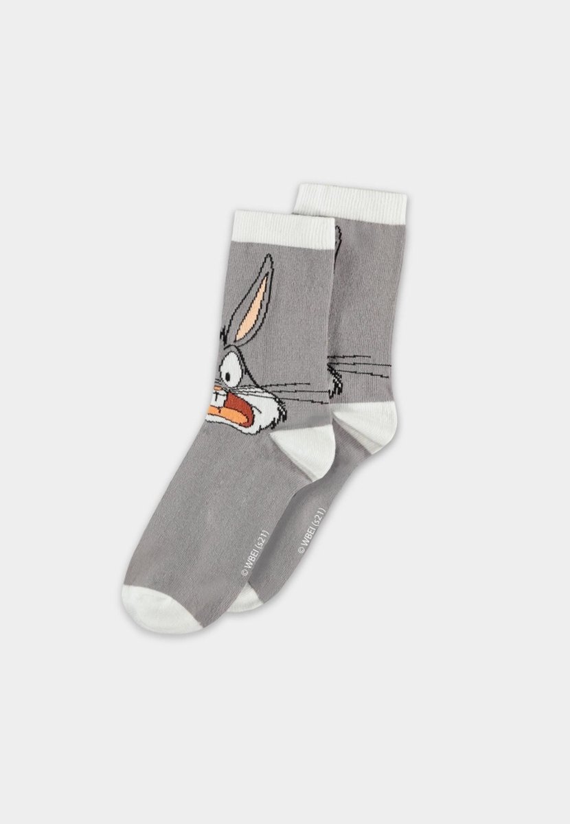 Looney Tunes - Bug's Bunny Sokken - 43/46 - Grijs