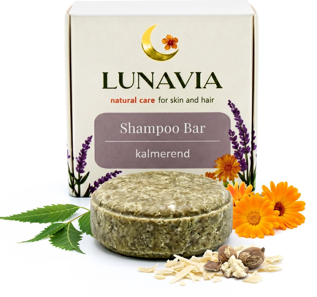 Lunavia kalmerende shampoo bar: Voor de gevoelige hoofdhuid