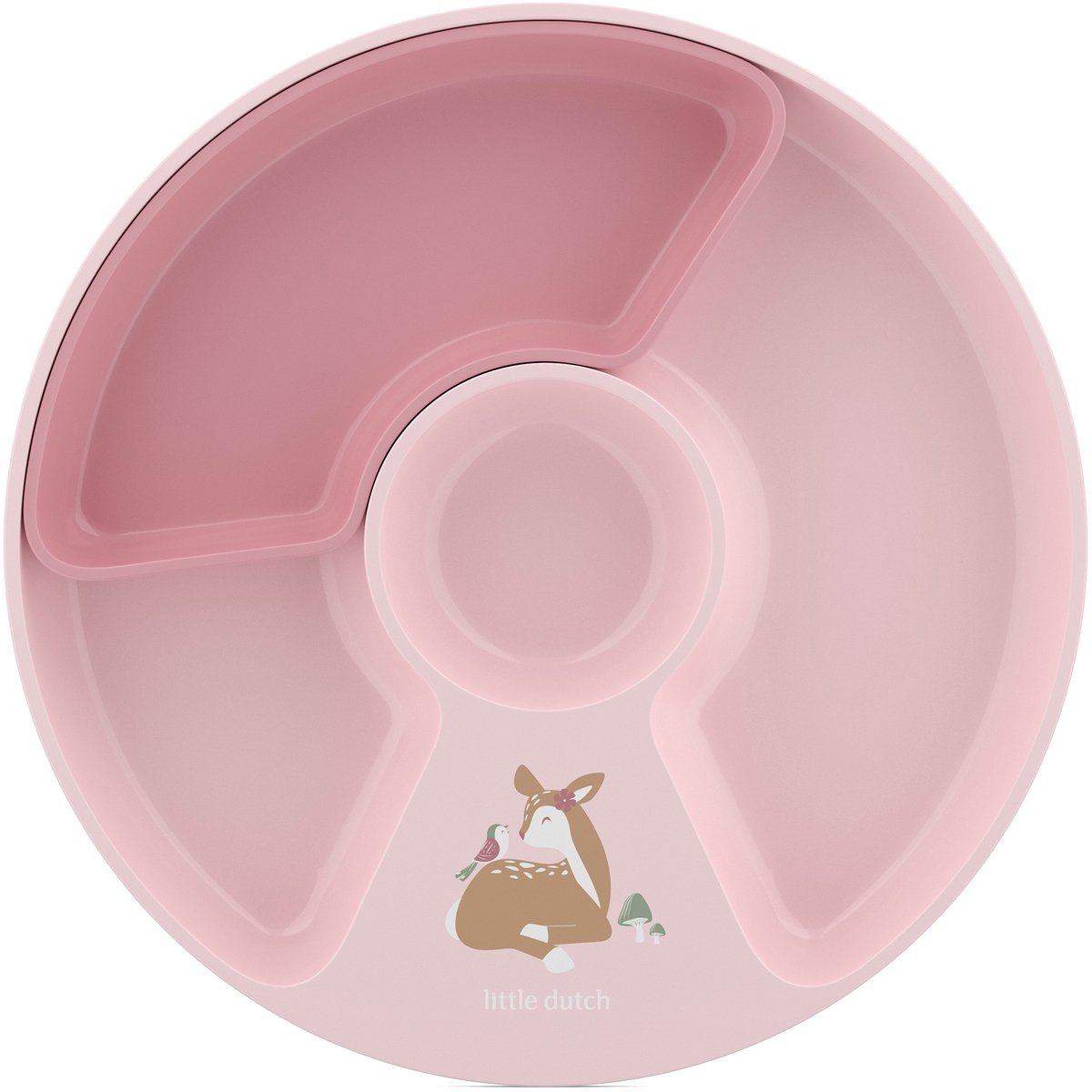 Mepal Mio Vakjesbord Little Dutch - Magnetronbestendig - Antislip - Met uitneembaar compartiment - Fairy Garden