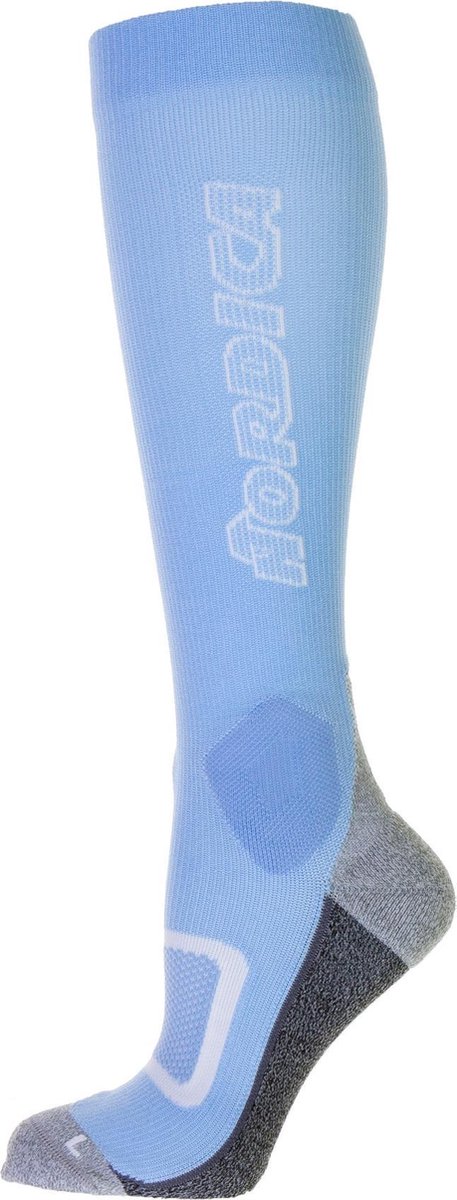 Nordica Speed Machine Pro Wintersportsokken - Maat 35-38 - Unisex - licht blauw/wit/grijs