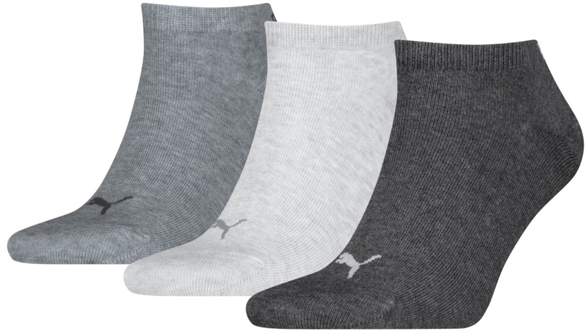 Puma - Unisex Sneakersokken - 3 Pack - Maat 39-42