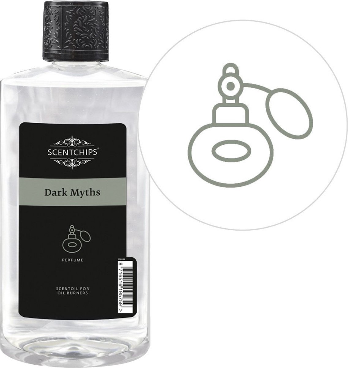 Scentchips® Dark Myths - Geurolie Voor Oliebrander - Parfum Olie - Geurolie Voor Lampenolie - Geurlamp Olie - 475ml