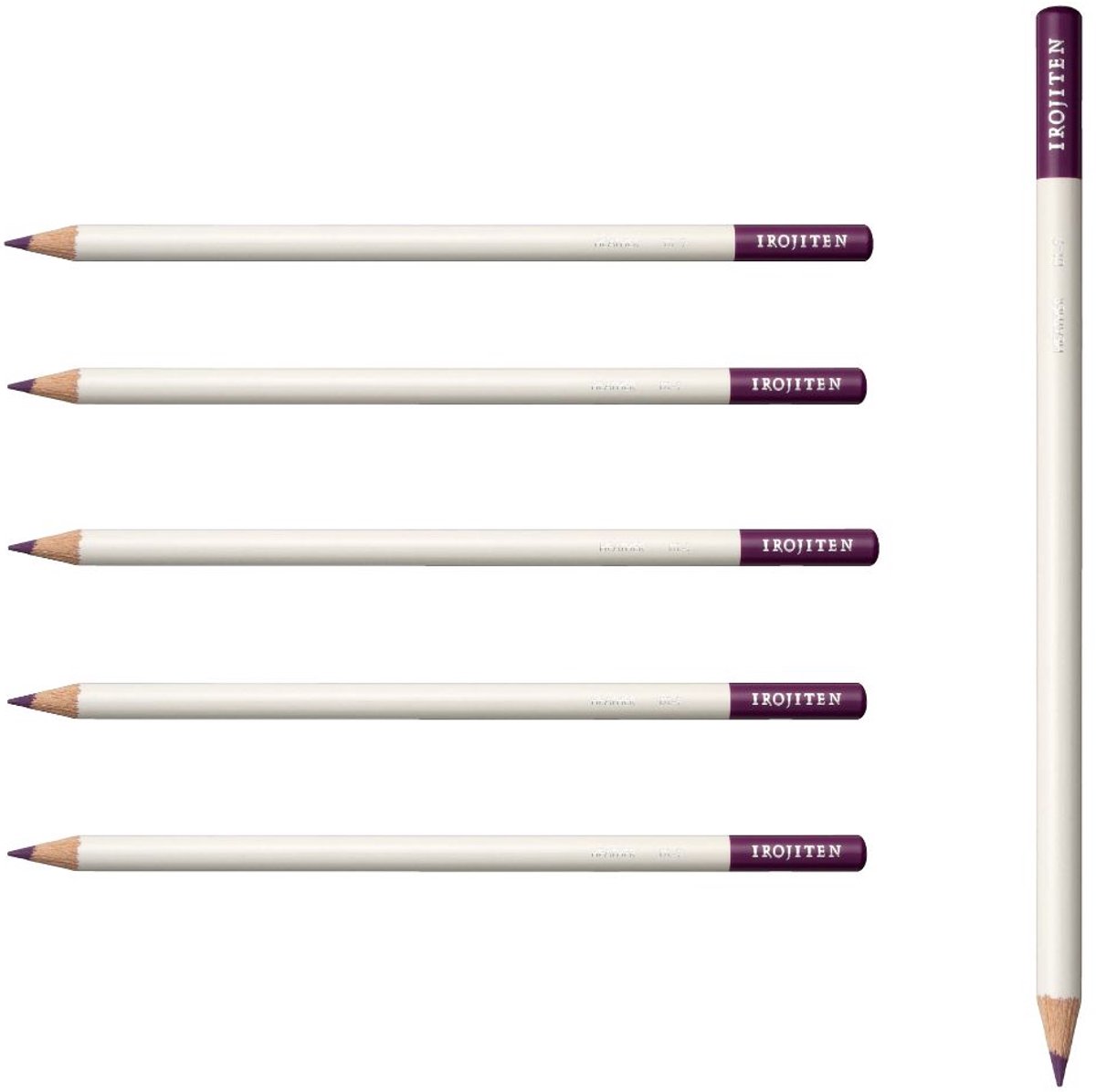 Tombow Irojiten - Kleurpotlood - DL9 - Heather - Paars - 6 Stuks