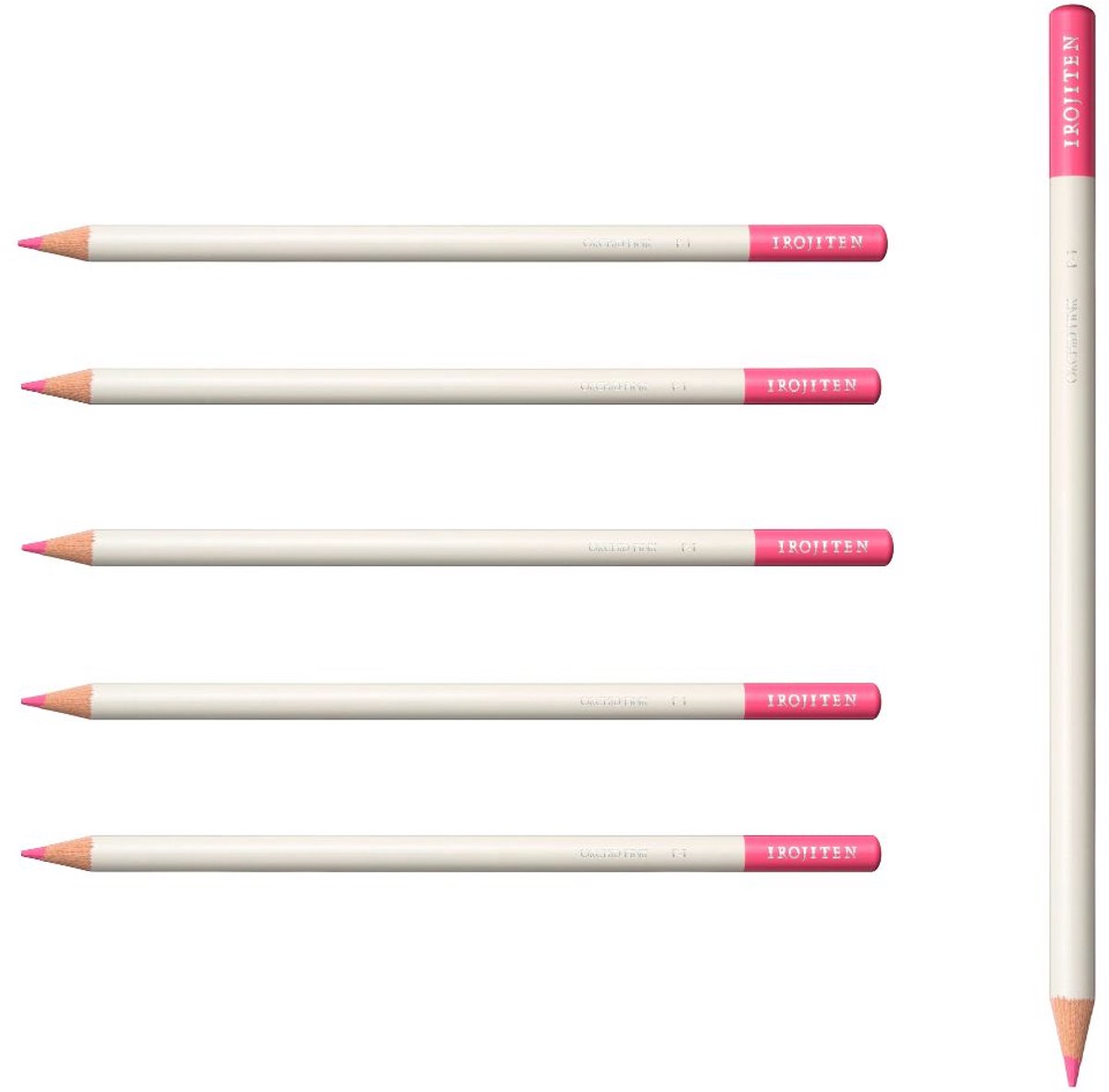 Tombow Irojiten - Kleurpotlood - P1 - Orchid pink - Licht roze - Roze - 6 Stuks