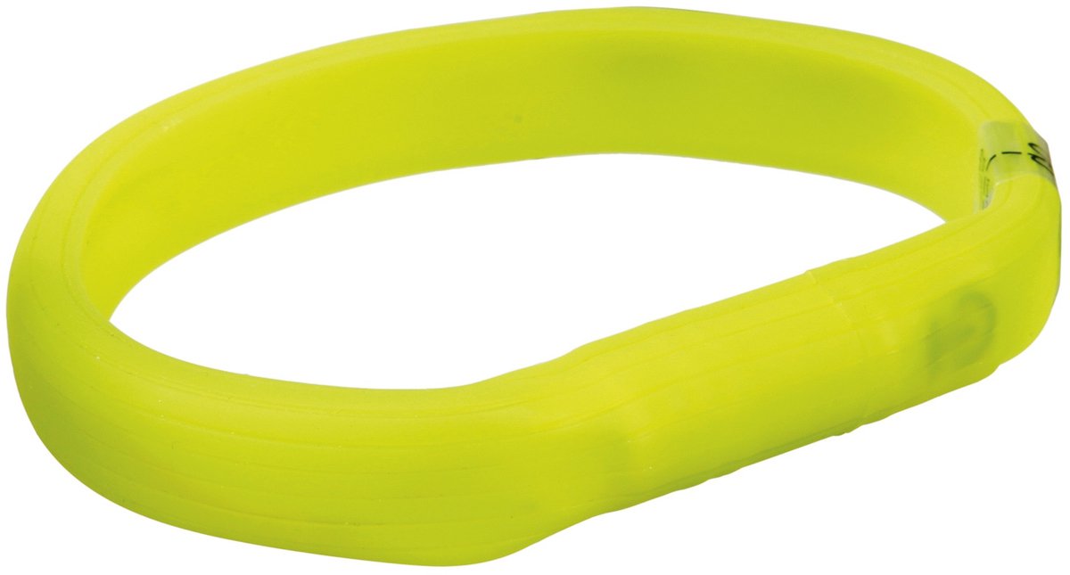 Trixie USB Flash Light Band - L / XL - Groen - 18 mm Breed