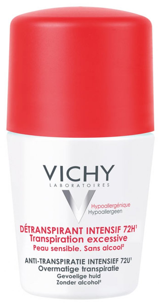 Vichy Overmatige Transpirant Stress Resist 72H - Gevoelige huid - Verrijkt met ultra-absorberende mineralen - 50 ml